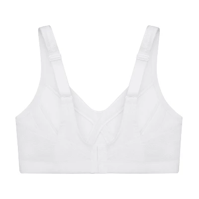 Glamorise Womens MagicLift Seamless Everyday Wirefree Bra 1007 White - Image 4