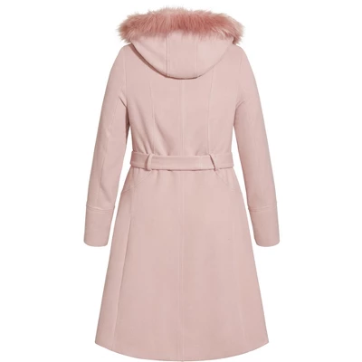 Women's Plus Size Miss Mysterious Coat - Blush | CITY CHIC - Image 4