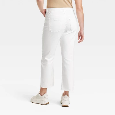Women's High-Rise Bootcut Jeans - Universal Thread™ White - Image 4