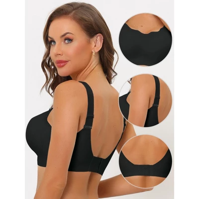 Allegra K Women's Wireless Full Coverage Smoothing No Show Everyday Bralette - Image 2