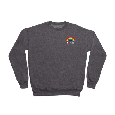 CynthiaF 70s Love Rainbow Sweatshirt - Deny Designs - Image 5