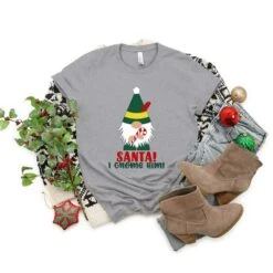 Simply Sage Market Women's Santa I Gnome Him Short Sleeve Graphic Tee