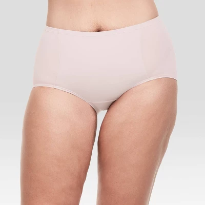 Hanes Premium Women's 4pk Tummy Control Briefs - Gray/Beige/Black