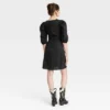 Women's Elbow Puff Sleeve Ruched Mini Dress - Universal Thread™