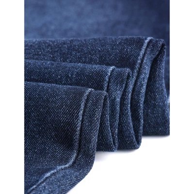 Agnes Orinda Women's Plus Size Denim Pants Frayed Washed Ankle Jeans With Slash Pockets - Image 5