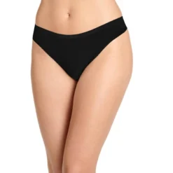 Jockey Women's Organic Cotton Stretch Logo Thong - 6 Pack