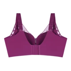 Agnes Orinda Women's No Underwire Full Coverage Comfort Wirefree Lace Bra