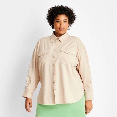 Women's Long Sleeve Western Button-Down Shirt - Future Collective™ With Reese Blutstein - Image 3