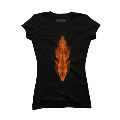 Junior's Design By Humans Prehistoric Life Form By Winters860 T-Shirt - Image 3