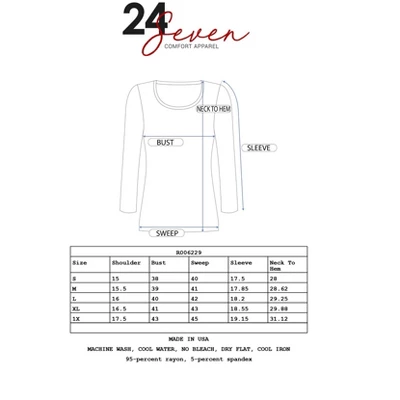 24seven Comfort Apparel Womens Trendy Oversized Fashion Hoodie Top - Image 3