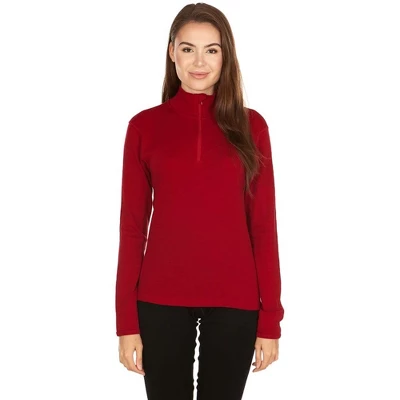Minus33 Merino Wool Midweight - Sequoia Women's 1/4 Zip 100% Merino Wool - Image 11