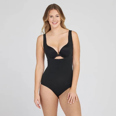 ASSETS By SPANX Women's Remarkable Results Open-Bust Brief Bodysuit - Image 3