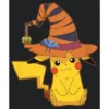 Women's Pokemon Halloween Pikachu Witch Hat Racerback Tank Top