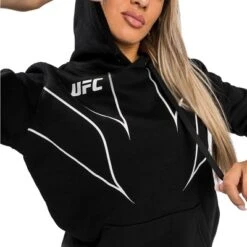 Venum Women's UFC Fight Night 2.0 Replica Pullover Hoodie - Black