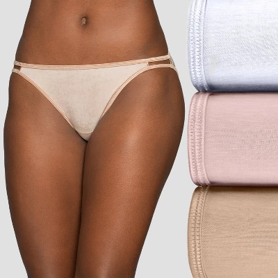 Vanity Fair Womens Illumination String Bikini, 3 Pack 18309 - Image 2