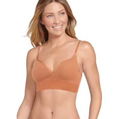 Jockey Women's Natural Beauty Seamfree Molded Cup Bralette - Image 4