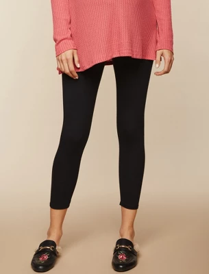 Basic Secret Fit Belly Maternity Crop Leggings | Motherhood Maternity