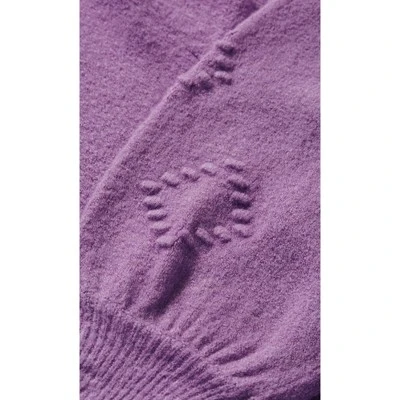 Women's Plus Size Nicky Pom Pom Sweater - Wisteria | AVENUE - Image 6