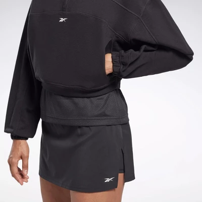 Reebok Workout Ready Knit 1/4 Zip Sweatshirt Womens - Image 3