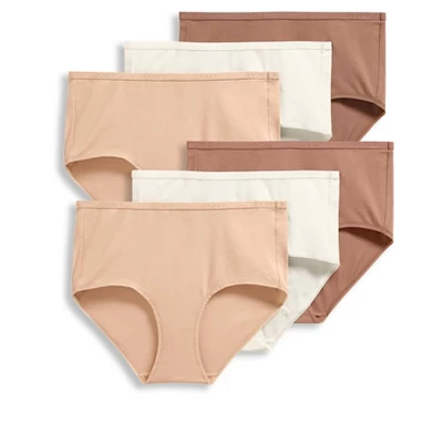 Jockey Women's Organic Cotton Stretch Logo Modern Brief - 6 Pack - Image 4