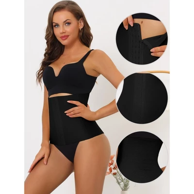 Allegra K Women's 3 Hooks Waist Workout Tummy Control Shapewear For Weight Loss - Image 2