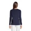 Lands' End Women's Tall Relaxed Supima Cotton Long Sleeve Crewneck T-Shirt