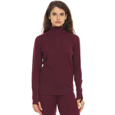 Minus33 Merino Wool Midweight - Sequoia Women's 1/4 Zip 100% Merino Wool - Image 9