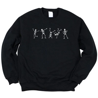 Simply Sage Market Women's Graphic Sweatshirt Dancing Skeleton - Image 3
