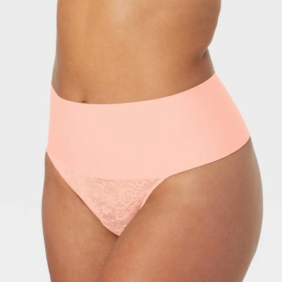 Maidenform Self Expressions Women's Tame Your Tummy Thong SE0049 - Image 3