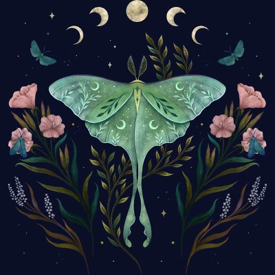 Junior's Design By Humans Luna And Forester By EpisodicDrawing T-Shirt