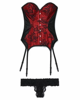 Adore Me Women's Jasmine Corset L / Jet Black - Image 3