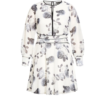 Women's Plus Size Irena Dress - Ivory | CITY CHIC - Image 2