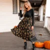 Women's Belted Floral Print Long Sleeve Maxi Dress - Cupshe