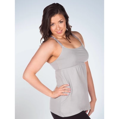 Leading Lady Lace-Back Maternity To Nursing Tank - Image 6