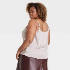 Women's Satin Tank Top - Ava & Viv™