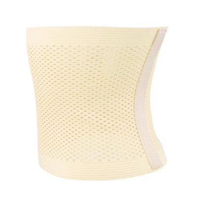 Unique Bargains Mesh Breathable Postpartum Belly Abdominal Shaping Belt Waist Wrapping Shaper Cincher Corset Shapewear Beige X-Large - Image 5