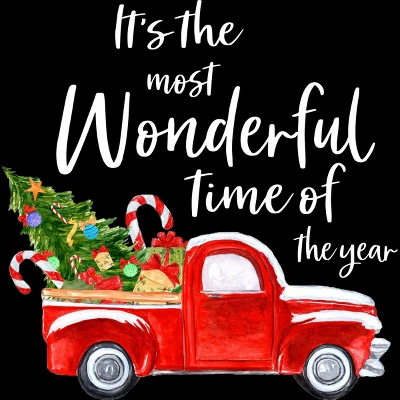 Women's Design By Humans It's The Most Wonderful Time Of The Year Christmas Shirt By TEEARTLAB Racerback Tank Top