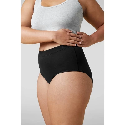 Thinx For All Women's Moderate Absorbency High-Waist Brief Period Underwear - Image 2
