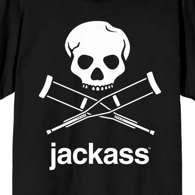Jackass Key Art Women's Black T-Shirt