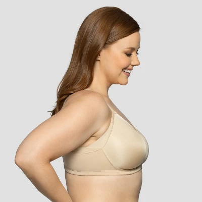Vanity Fair Womens Beauty Back Full Figure Wireless Extended Side And Back Smoother Bra 71267