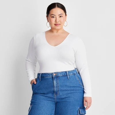 Women's Long Sleeve Slim Fit Reversible Seamless T-Shirt - A New Day™ - Image 8