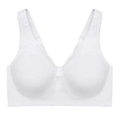 Glamorise Womens MagicLift Seamless Everyday Wirefree Bra 1007 White - Image 3