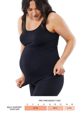 Ingrid & Isabel Basics Maternity Belly Support Cami Bundle 2 Pack - Image 5
