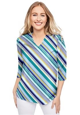 Jessica London Women’s Plus Size V-Neck Tee - Image 15