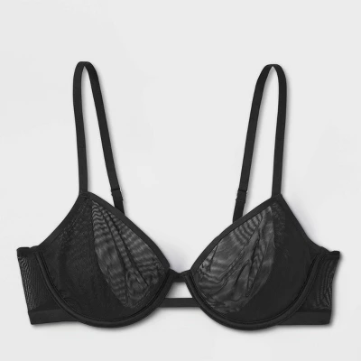 Women's Mesh Unlined Demi Bra - Auden - Image 4