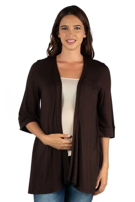 Elbow Length Maternity Cardigan - Image 5