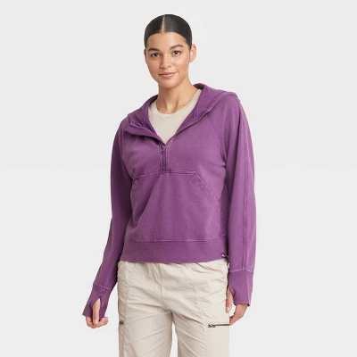 Women's 1/2 Zip Fleece Pullover - JoyLab™ - Image 4