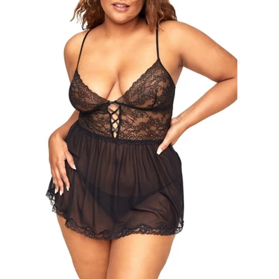 Adore Me Women's Yolandi Babydoll Lingerie - Image 3