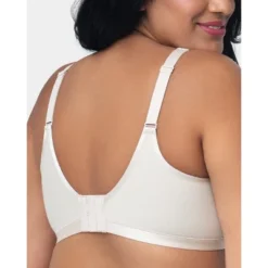 Curvy Couture Women's Cotton Luxe Unlined Wireless Bra