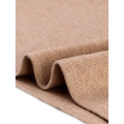 Seta T Women's Deep V Neck Wrap Batwing Sleeve Belted Bodycon Mini Sweater Dress - Image 4